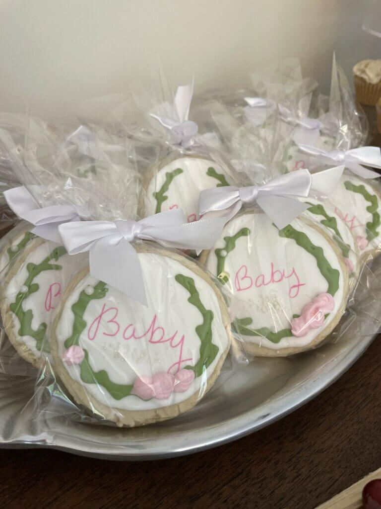 Baby Shower Cookies at an Event at White Sails Inn