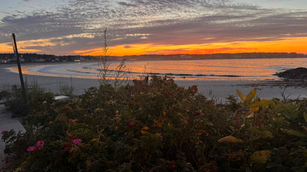 Image from a sunrise walk with your White Sails Inn Innkeeper in Kennebunk, ME
