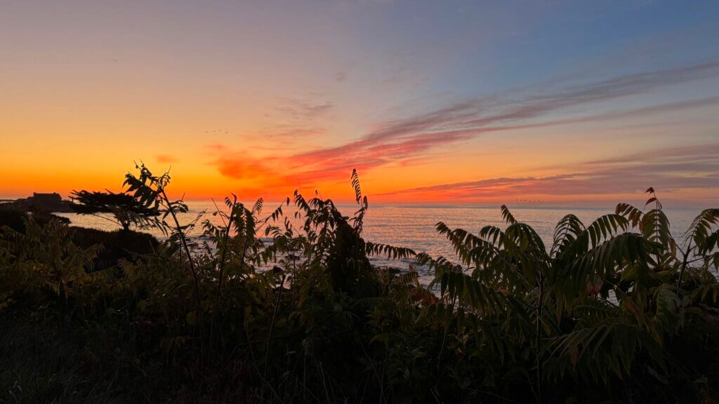 Image from a sunrise walk with your White Sails Inn Innkeeper in Kennebunk, ME