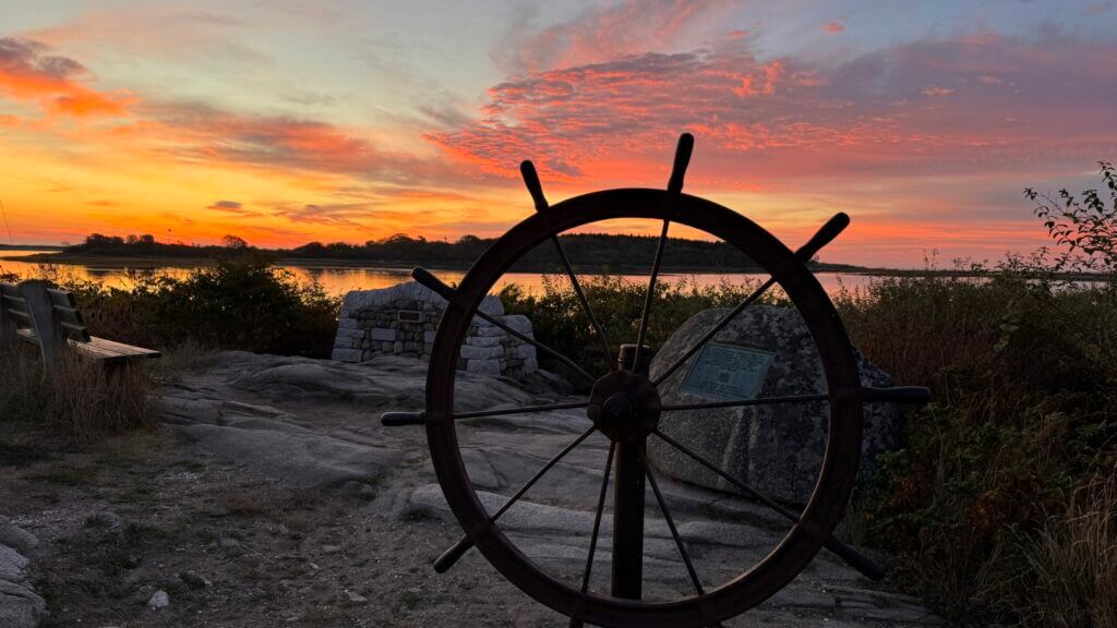 Image from a sunrise walk with your White Sails Inn Innkeeper in Kennebunk, ME