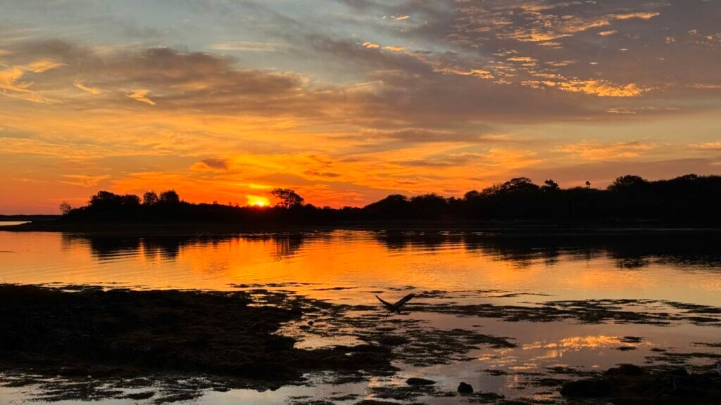 Image from a sunrise walk with your White Sails Inn Innkeeper in Kennebunk, ME