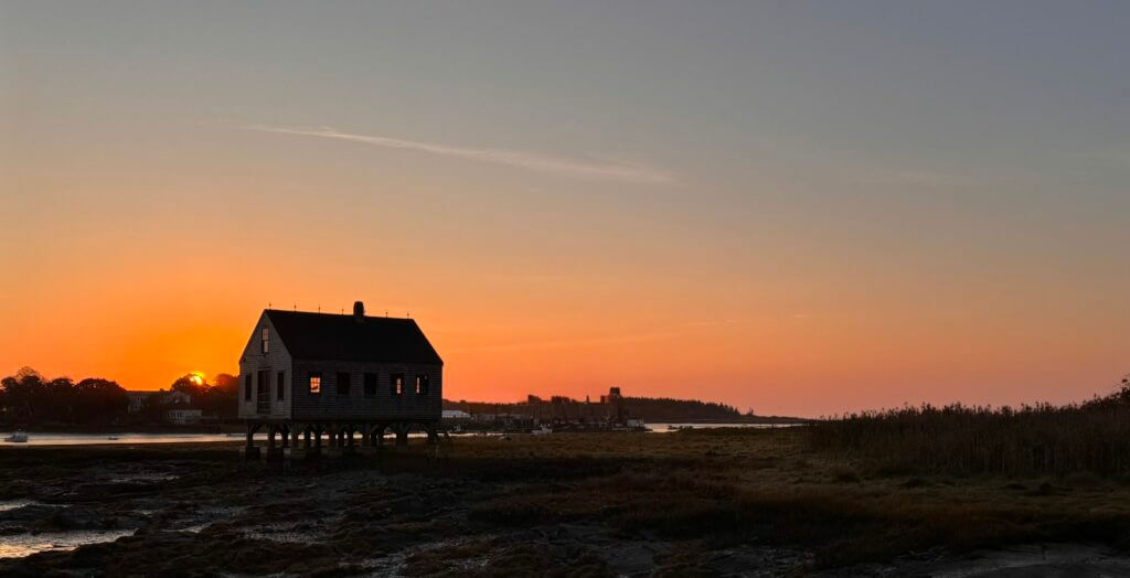 Image from a sunrise walk with your White Sails Inn Innkeeper in Kennebunk, ME