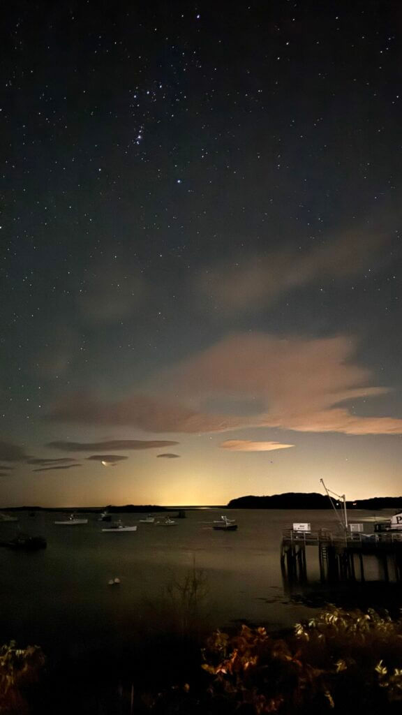 Image from a sunrise walk with your White Sails Inn Innkeeper in Kennebunk, ME