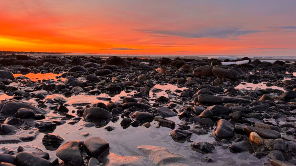 Image from a sunrise walk with your White Sails Inn Innkeeper in Kennebunk, ME