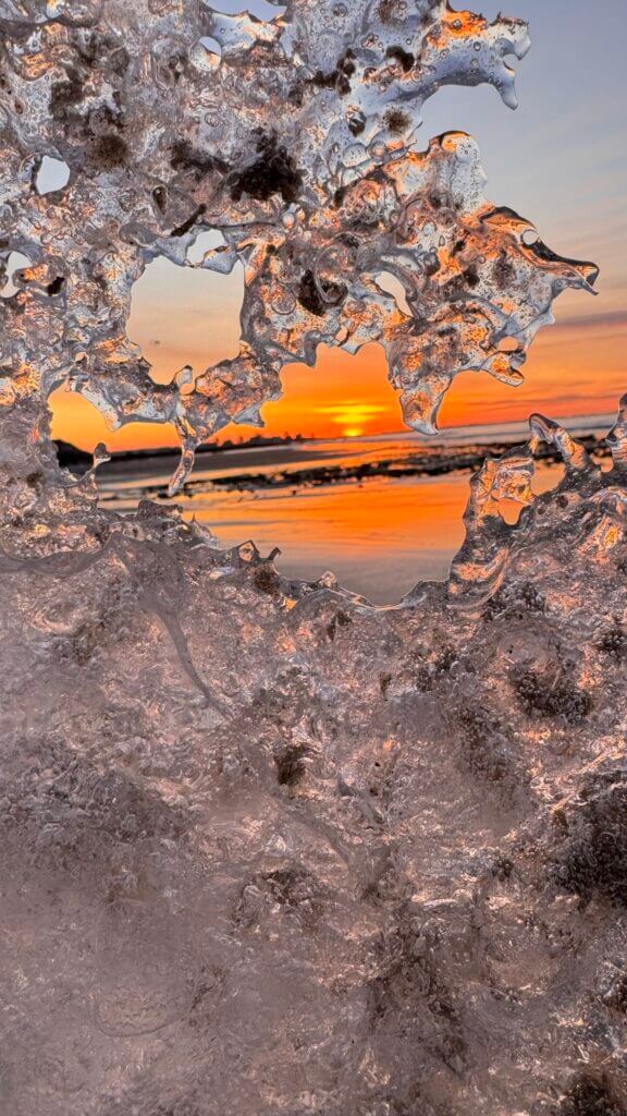 Image from a sunrise walk with your White Sails Inn Innkeeper in Kennebunk, ME