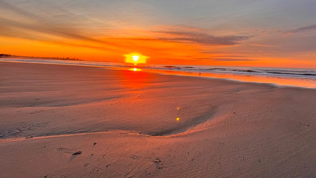 Image from a sunrise walk with your White Sails Inn Innkeeper in Kennebunk, ME