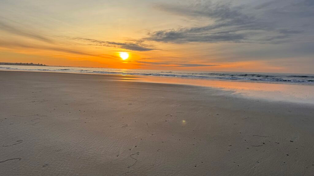 Image from a sunrise walk with your White Sails Inn Innkeeper in Kennebunk, ME
