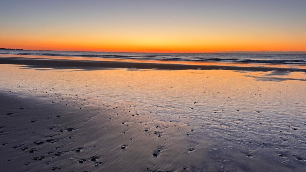 Image from a sunrise walk with your White Sails Inn Innkeeper in Kennebunk, ME