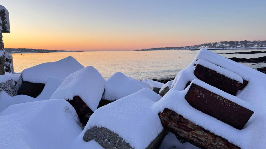 Image from a sunrise walk with your White Sails Inn Innkeeper in Kennebunk, ME
